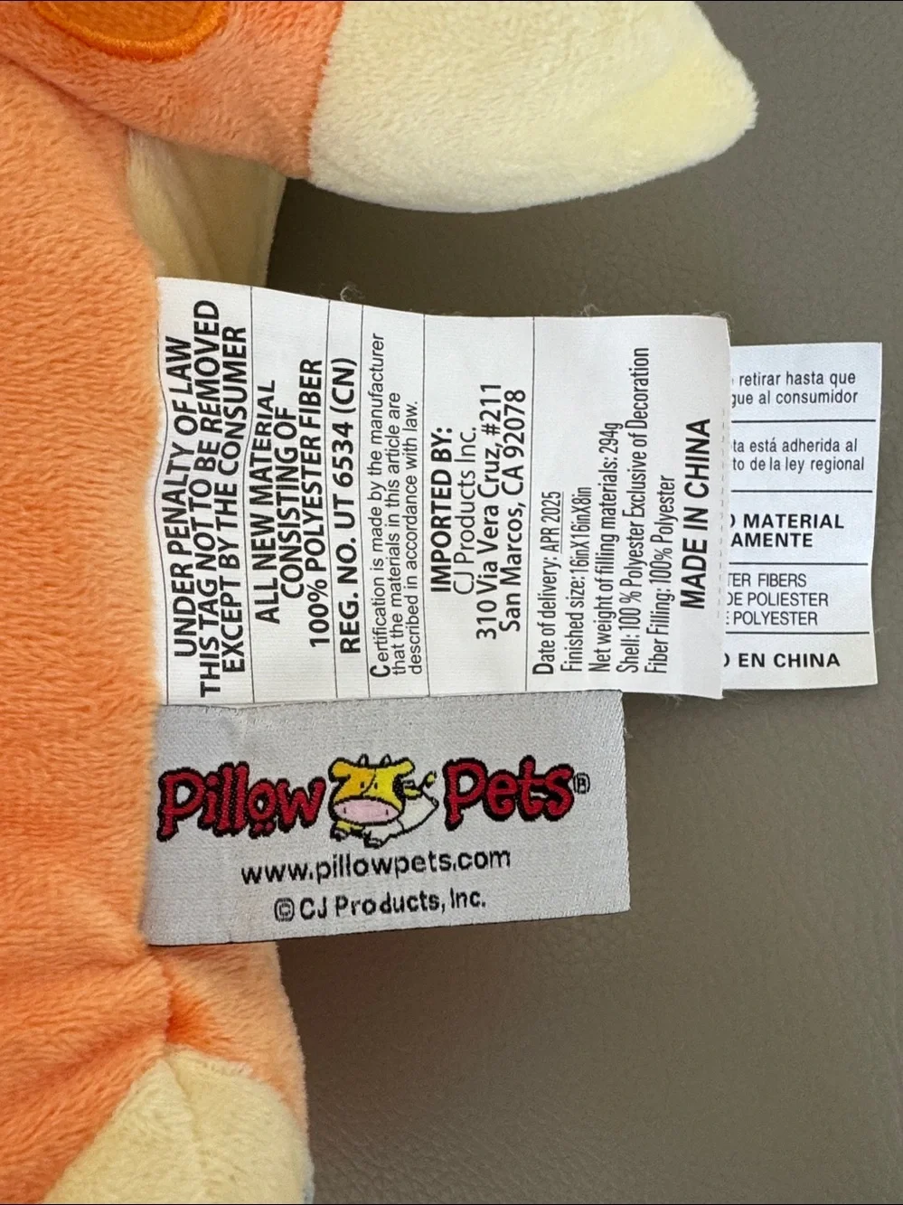 Pillow Pets Bingo Stuffed Animal Plush Toy